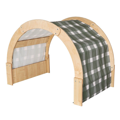 Willowbrook Farmhouse Hidey Hole DFEU154 Farmhouse Gingham Fabric Cover
