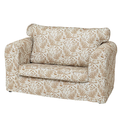 Willowbrook Farmhouse Kendal Loose Cover Sofa DFEU015 Cream Floral Print for Children