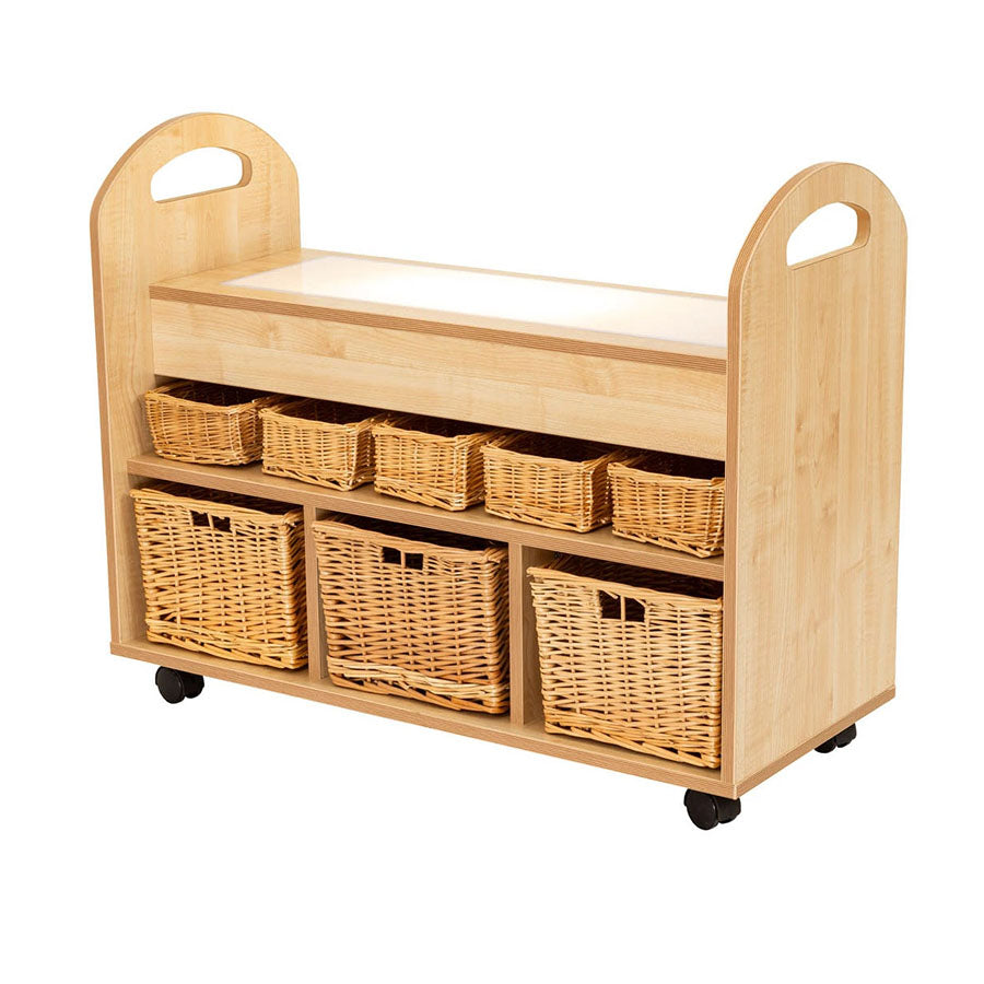 Willowbrook Investigation Station with Light Up Panel with Baskets DFEC054B Childrens Furniture