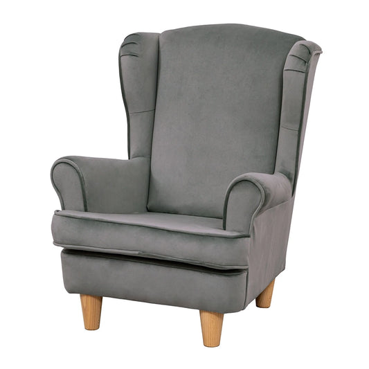 Willowbrook Keats Wingback Chair for Children Grey DFEU204 Sofa Seating