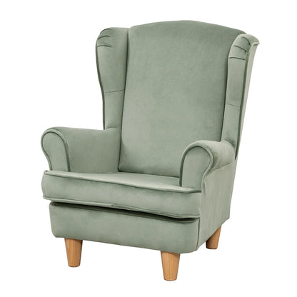 Willowbrook Keats Wingback Chair for Children Sage Green DFEU216 Sofa Seating