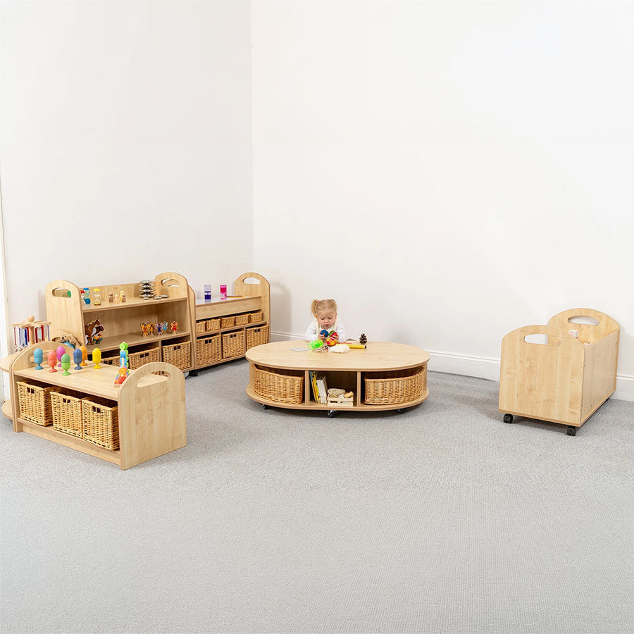 Willowbrook Medium Raleigh Mobile Unit with Baskets DFEC026B Childrens Furniture Lifestyle Image 2