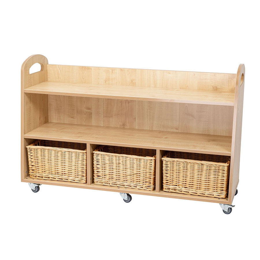 Willowbrook Medium Wide Raleigh Mobile Unit with Baskets DFEC033B Childrens Furniture