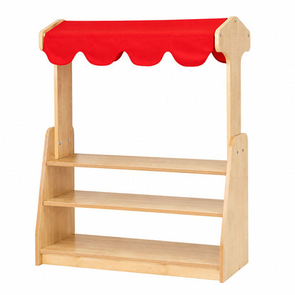 Willowbrook Two Tier Static Market Stall DFEC101 Childrens Role Play Furniture