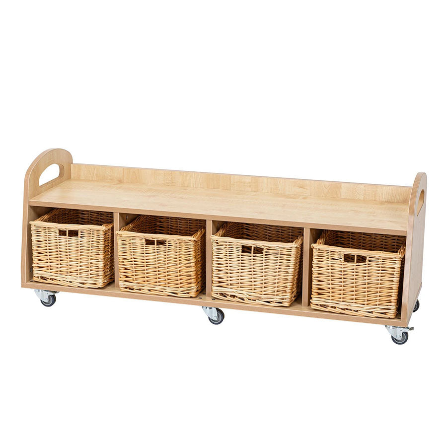 Willowbrook Petit Raleigh Mobile Unit with Baskets DFEC032B Childrens Furniture