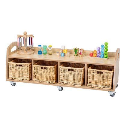 Willowbrook Petit Raleigh Mobile Unit with Baskets with Props DFEC032B Childrens Furniture