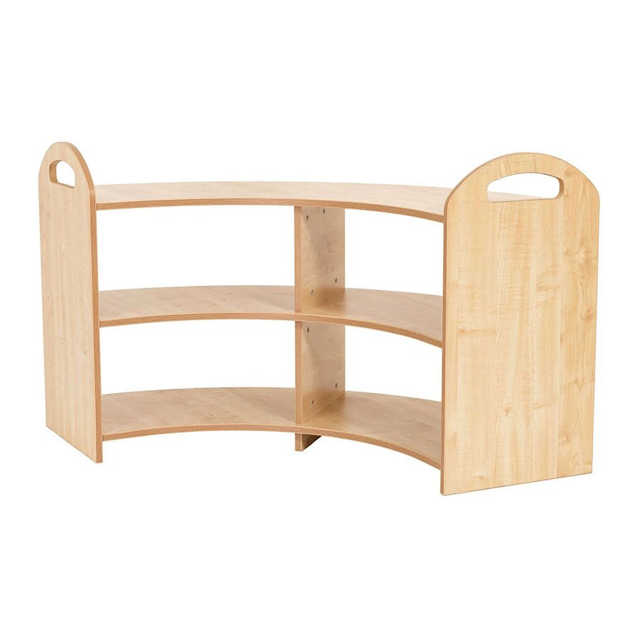 Willowbrook Pioneer Curved Storage Unit Tier 2 Side View DFEC022 Childrens Furniture