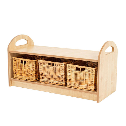 Willowbrook Pioneer One Tier Open Storage Unit with Baskets DFEC003B Childrens Furniture