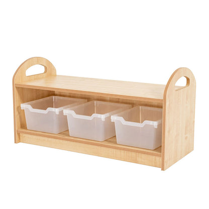 Willowbrook Pioneer One Tier Open Storage Unit with Tubs DFEC003B Childrens Furniture