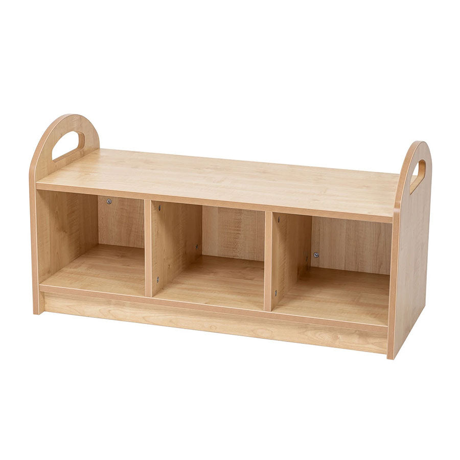 Willowbrook Pioneer One Tier Storage Unit with Back and Dividers DFEC004 Childrens Furniture