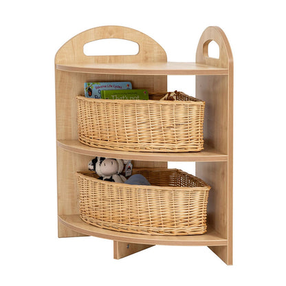 Willowbrook Pioneer Two Tier Corner Unit with Baskets and Props DFEC010B Childrens Furniture