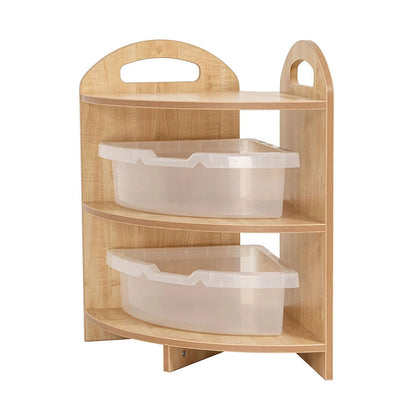Willowbrook Pioneer Two Tier Corner Unit with Tubs DFEC010T Childrens Furniture