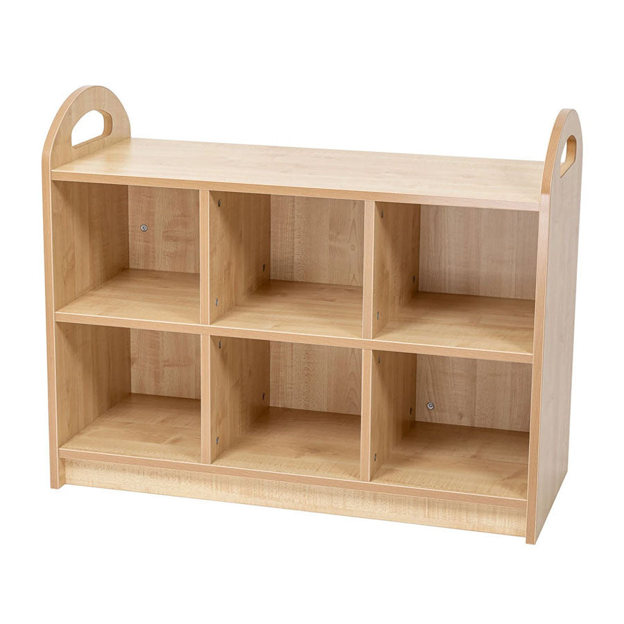 Willowbrook Pioneer Two Tier Storage – With Back and Dividers Empty DFEC008 Childrens Furniture