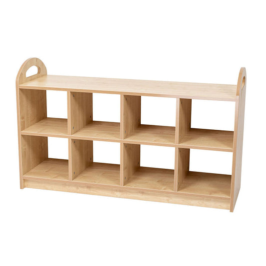 Willowbrook Pioneer Wide Two Tier Open Shelving Empty DFEC030 Childrens Furniture