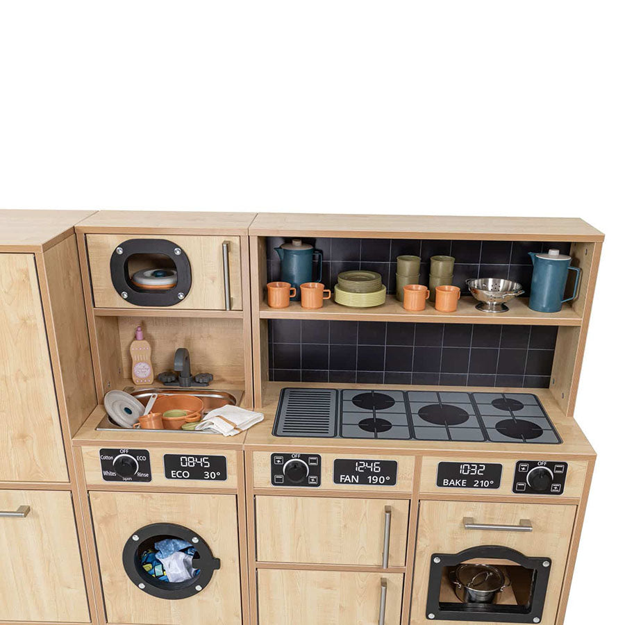 Willowbrook Premium Kitchen Unit Close Up DFEC084 Childrens Roll Play Furniture