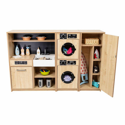 Willowbrook Premium Laundry Unit with Props DFEC083 Childrens Roll Play Furniture