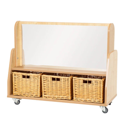 Willowbrook Raleigh with Mirror Top with Baskets DFEC119B Childrens Furniture