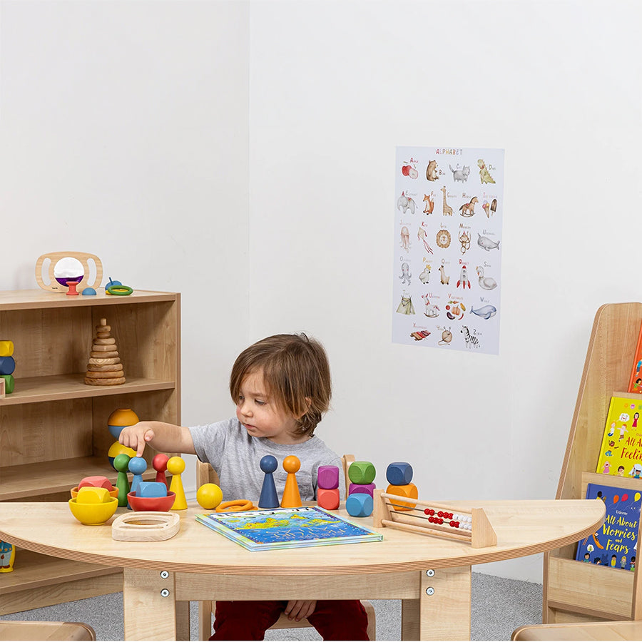 Willowbrook Semi Circular Table DFEC064 Childrens Early Years Furniture Lifestyle Image 1
