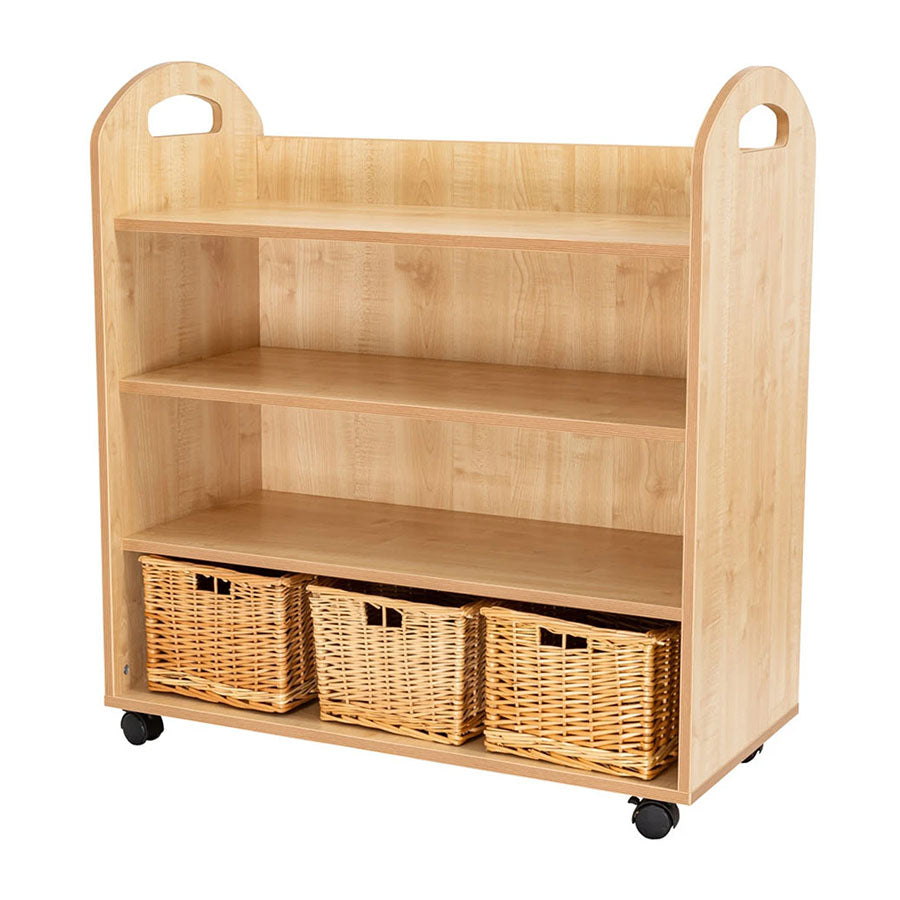 Willowbrook Stanley 4 Shelf Mobile Unit with Baskets DFEC019B Childrens Furniture