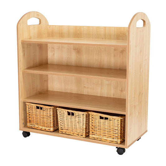 Willowbrook Stanley 4 Shelf Mobile Unit with Baskets DFEC019B Childrens Furniture