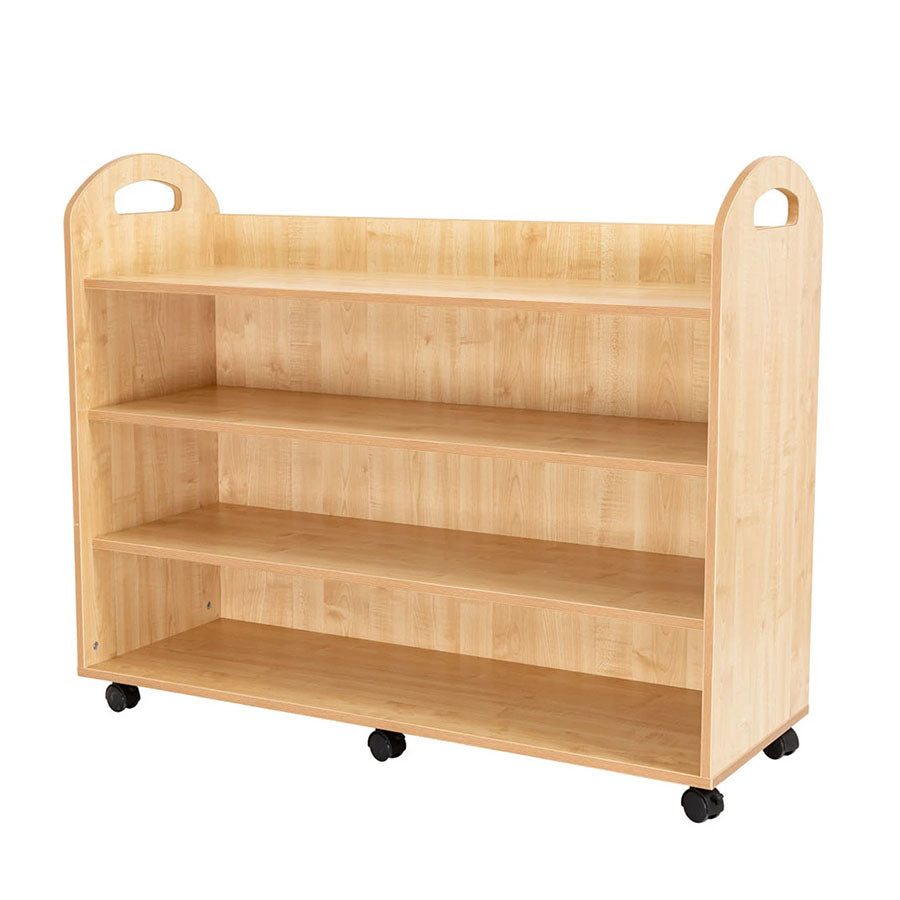 Willowbrook Stanley Wide 4 Shelf Mobile Unit DFEC020 Childrens Furniture