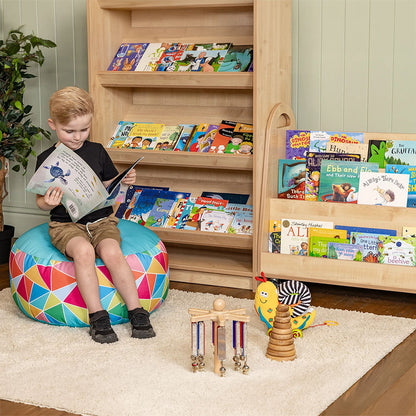 Willowbrook Wallace Display Shelf Storage – 3 Tier Front view DFEC014 Childrens Furniture Lifestyle Image 2
