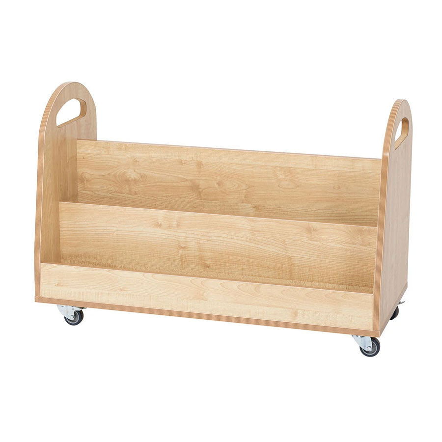 Willowbrook Wallace Low Mobile Book Storage Front View DFEC013 Childrens Furniture