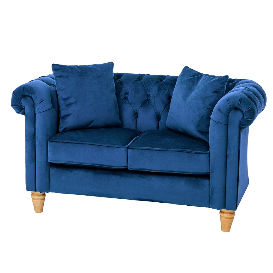 Willowbrook Windsor Chesterfield Sofa for Children Marine DFEU165 Sofa Seating