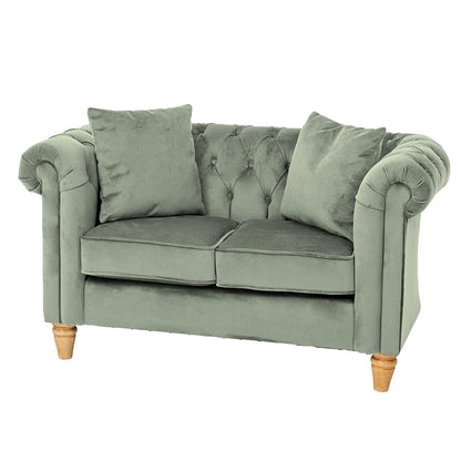 Willowbrook Windsor Chesterfield Sofa for Children Sage Green DFEU200 Sofa Seating