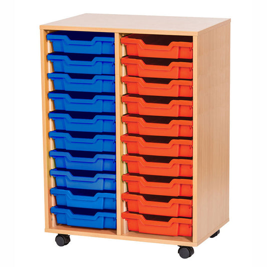 Smart Storage 20 Shallow Tray Double Unit