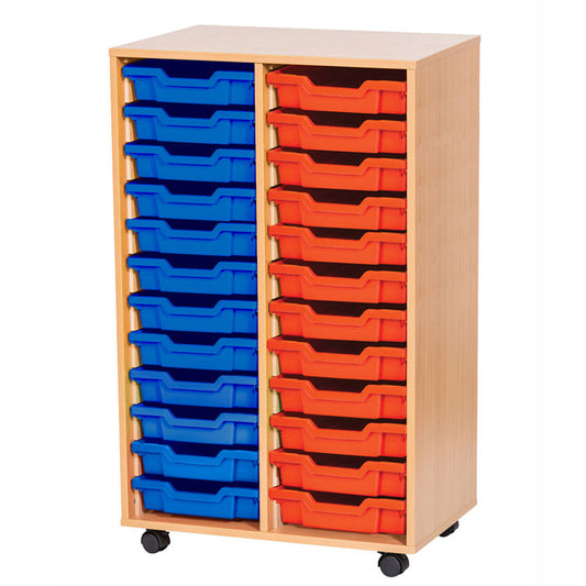 Smart Storage 24 Shallow Tray Double Unit