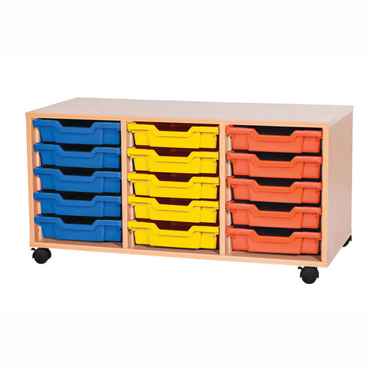 Smart Storage 15 Shallow Tray Triple Unit