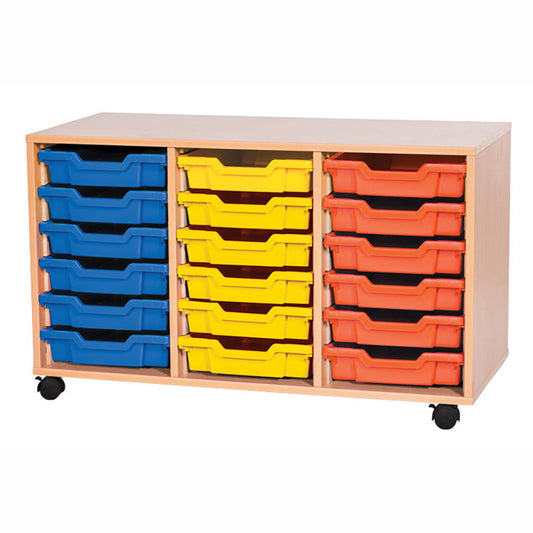 Smart Storage 18 Shallow Tray Triple Unit