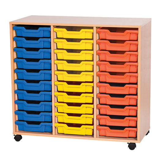 Smart Storage 30 Shallow Tray Triple Unit
