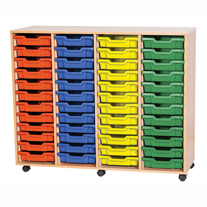 SMART STORAGE-48 SHALLOW TRAY QUAD MOBILE UNIT