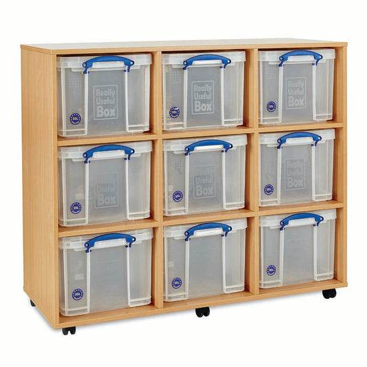 Really Useful Storage Box Unit with 9 Boxes