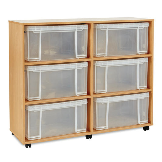 Really Useful Storage Box Unit with 6 Boxes