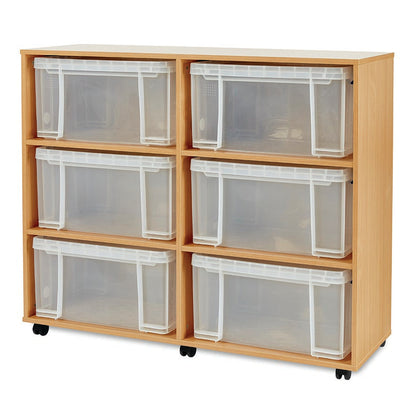 YM63113 Really Useful Storage Box Unit with 6 Boxes