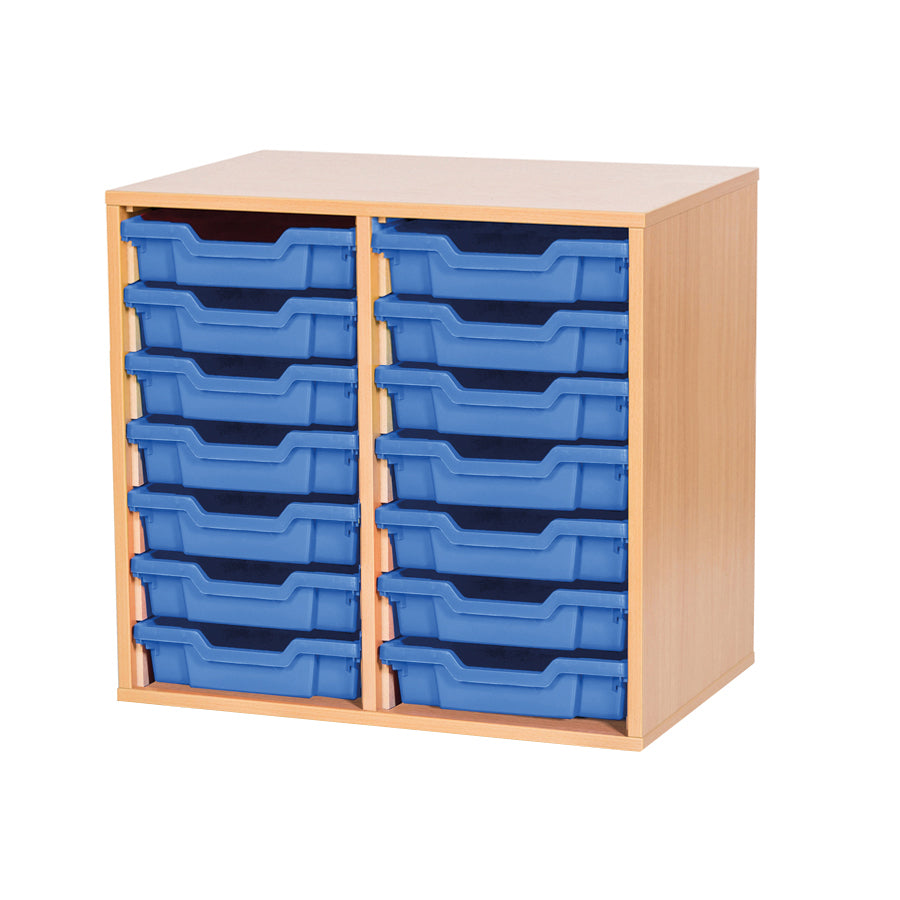 Smart Storage 14 Shallow Tray Double Unit