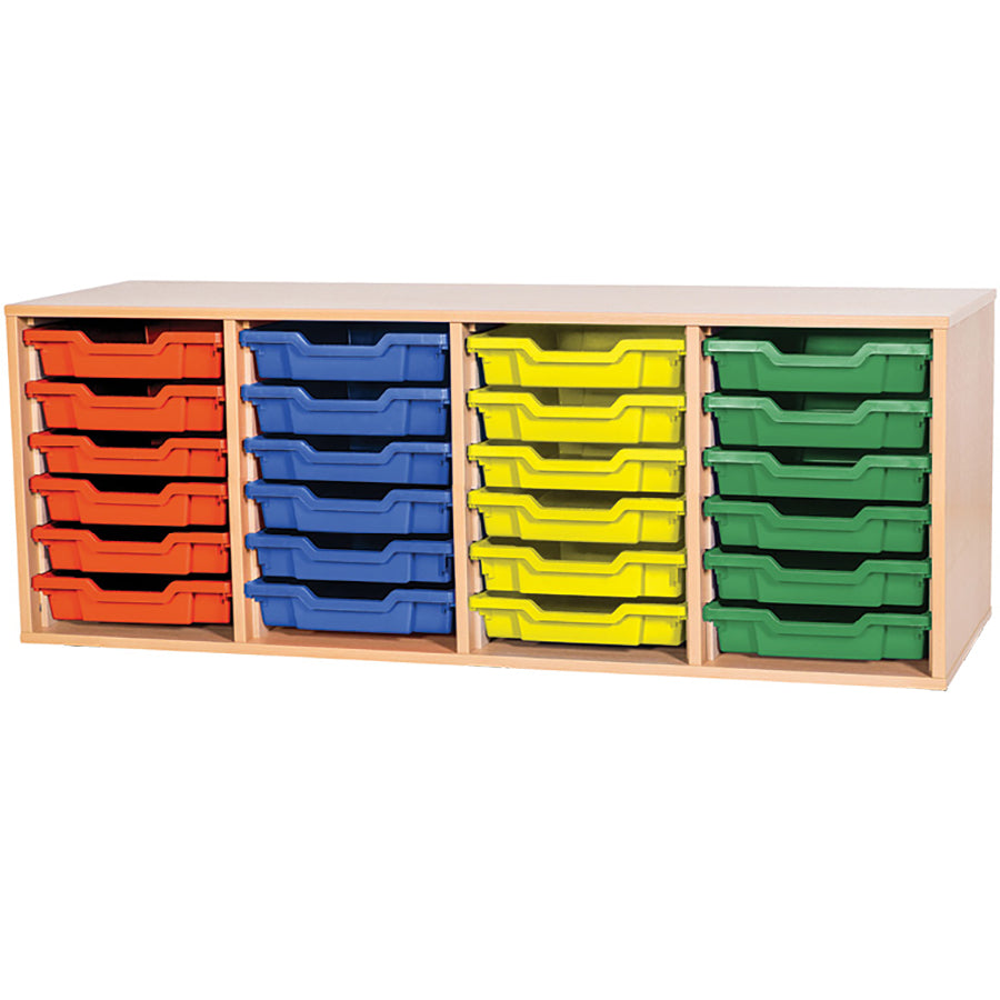 SMART STORAGE-28 SHALLOW TRAY QUAD STATIC UNIT