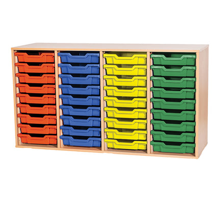 SMART STORAGE-36 SHALLOW TRAY QUAD STATIC UNIT