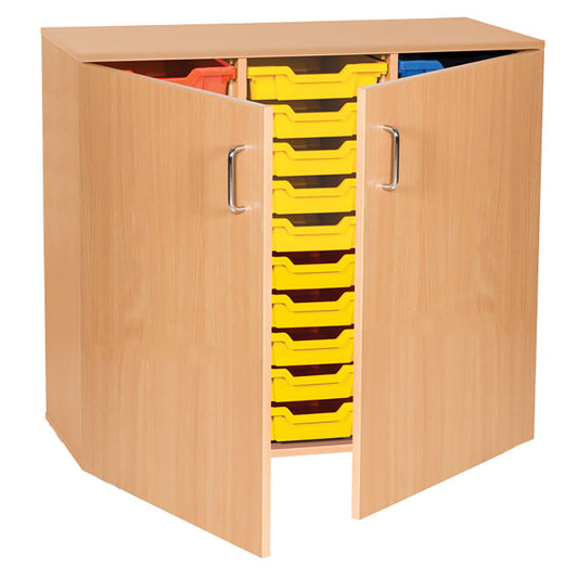 Smart Storage 30 Tray Static Unit with Lock Doors Available from Stock