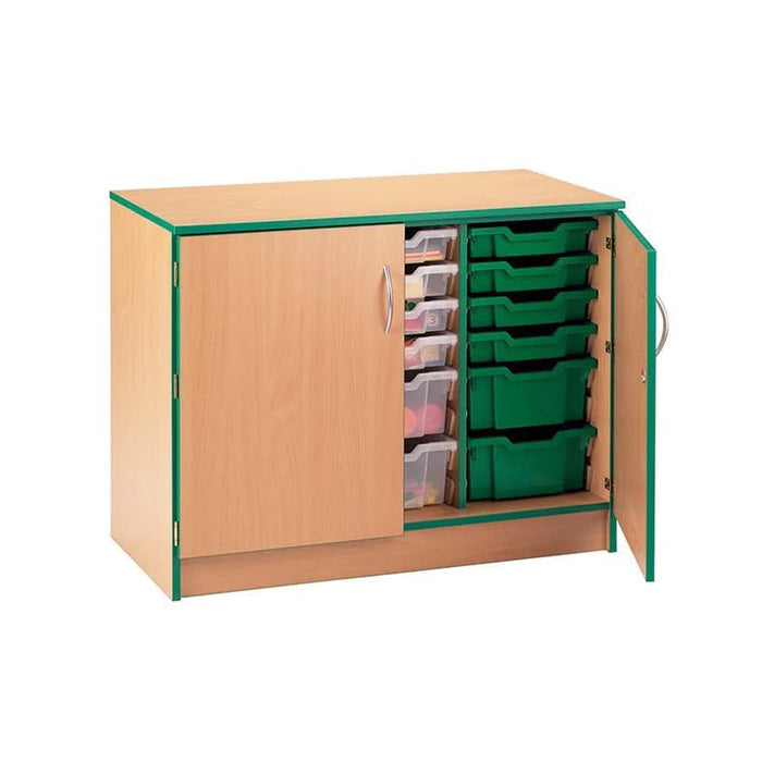 Smart Storage 24 Tray Triple Unit Mobile With Lockable Doors