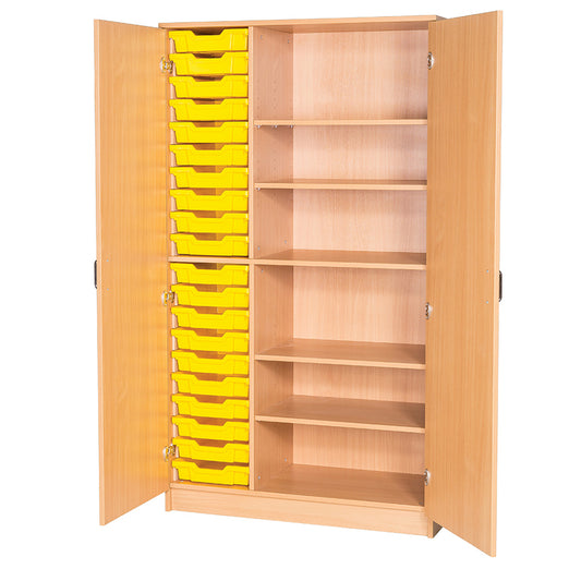 Smart Storage 20 Shallow Tray Shelf Cupboard
