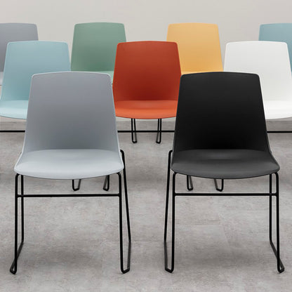 Arlo Shell Stacking Side Chair with Skid Frame