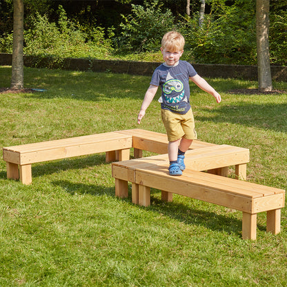 Seat Around Bench Set - Set of 4