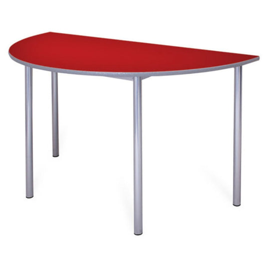 Cogent Classroom Table 1600x600 Semi Circular Textured PU Edge