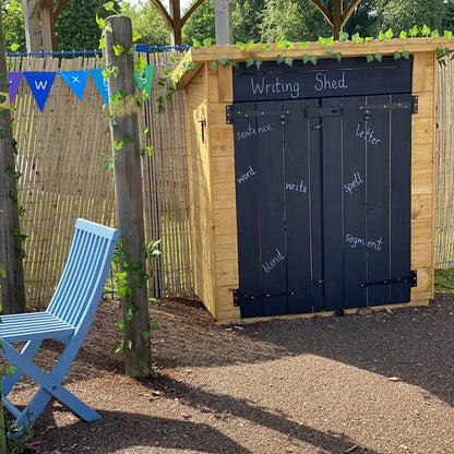 Blackboard Writing Shed