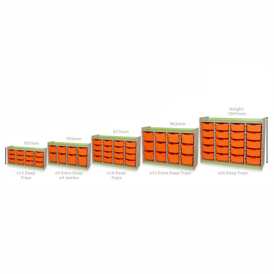 KubbyClass® - 8 Jumbo Tray Quad Unit