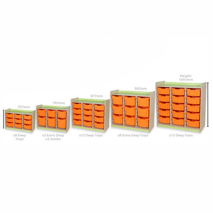 KubbyClass® - 9 Deep Tray Triple Unit